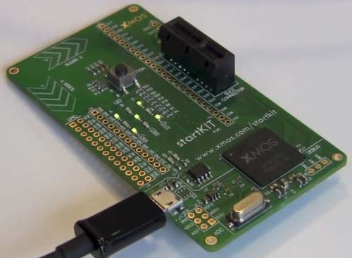 Tania płytka uruchomieniowa dla wielordzeniowych mikrokontrolerów firmy XMOS