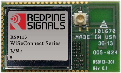 WiFi, Bluetooth, ZigBee – trzy najpopularniejsze technologie w jednym module firmy Redpine Signals