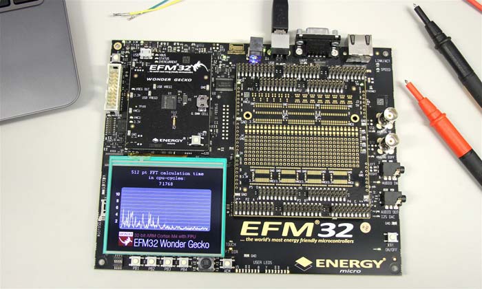 Zestaw ewaluacyjny dla mikrokontrolerów EFM32 Wonder Gecko (Cortex-M4)